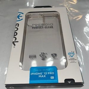 New iPhone 12 Pro Max clear Speck case